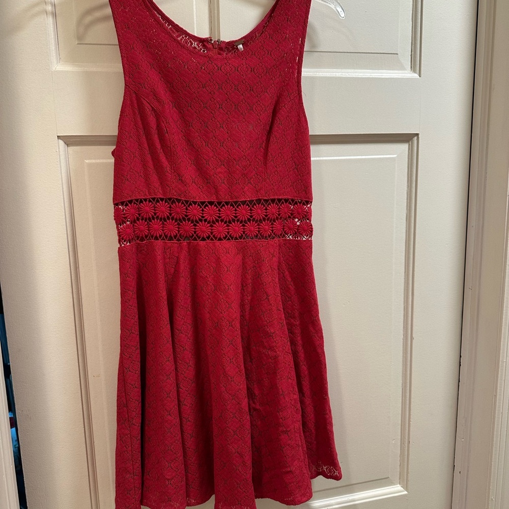 Elegant Red flare Kids Dress